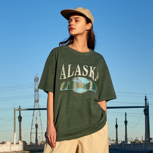 アレスカ ピグメント 半袖Tシャツ FST722 / 5color