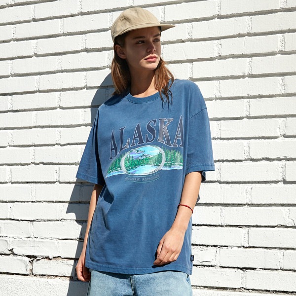 アレスカ ピグメント 半袖Tシャツ FST722 / 5color
