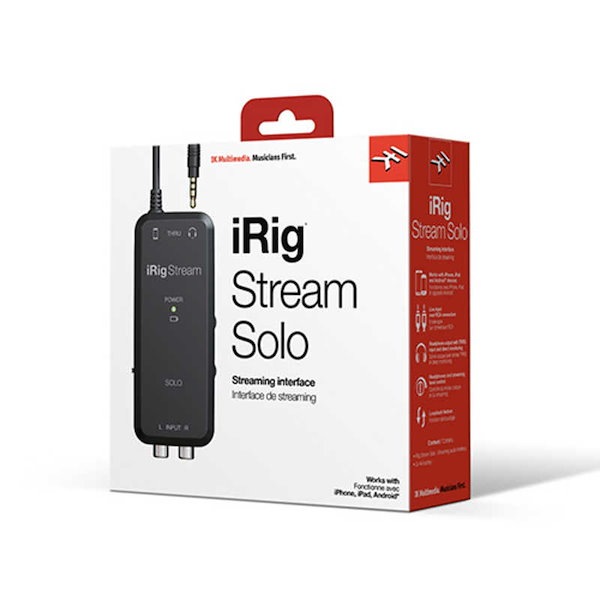 iRig Stream 【ストリーミングオーディオインターフェイス】 iRig Stream - IK Multimedia | Hookup, Inc.
