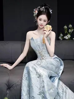 高級イブニングドレススカート女性高級質感中国式モーニングドレス-72 高級イブニングドレススカート女性高級質感中国式モーニングドレス-72