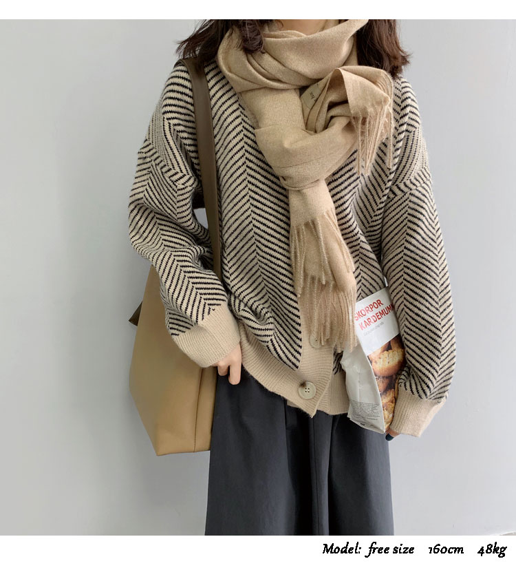 ニットカーディガン レディース 羽織 ニット Vネック 長袖 OL セーター ストライプ ベージュ 春 秋 冬 秋冬 フリー free 通勤 日常 可愛い カジュアル ナチュラル ガーリー シンプル ニットカーディガン レディース 羽織 ニット Vネック 長袖 OL セーター ストライプ ベージュ 春 秋 冬 秋冬 フリー free 通勤 日常 可愛い カジュアル ナチュラル ガーリー シンプル