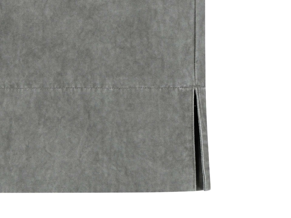 COYSEIO】 DOUBLE CAPRI PANTS : LIGHT GREY