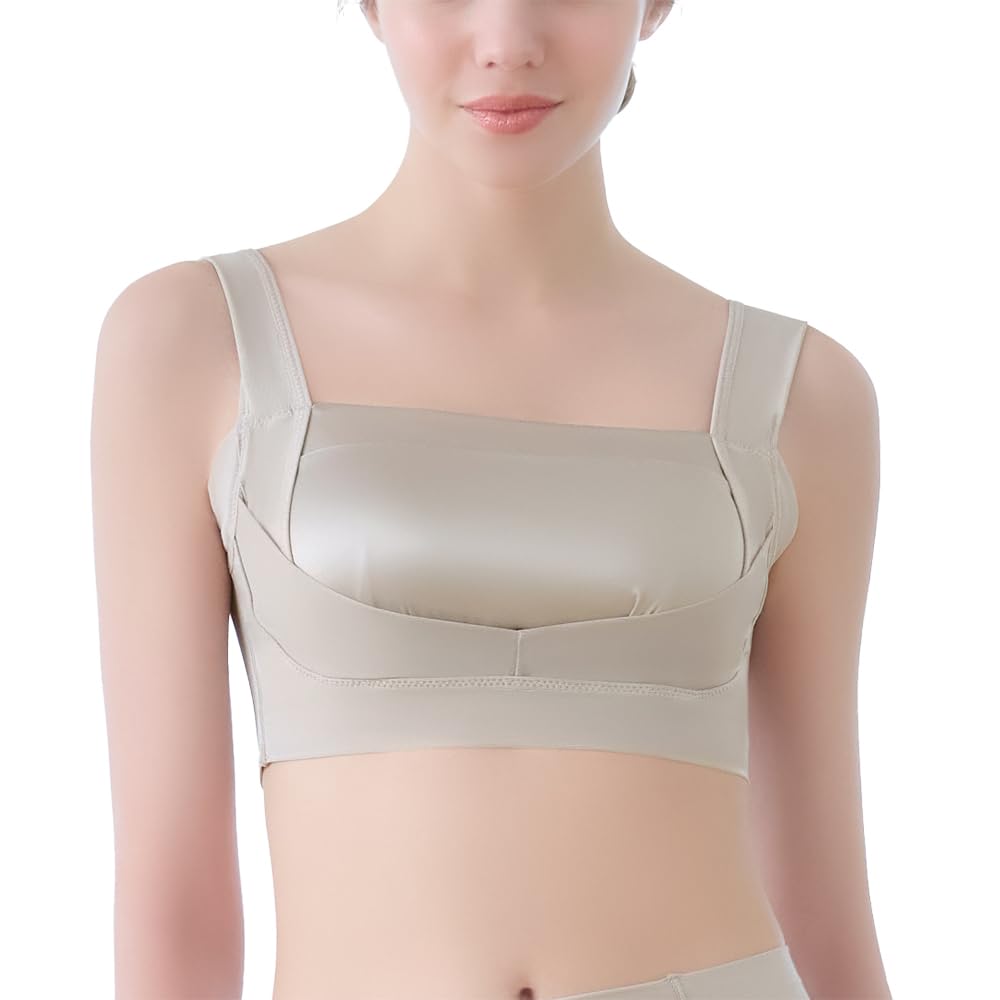 [ブラデリス ニューヨーク] ノンワイヤー補整ブラ 楽なのにバストアップブラ24 グレージュ L pattayablatt.com