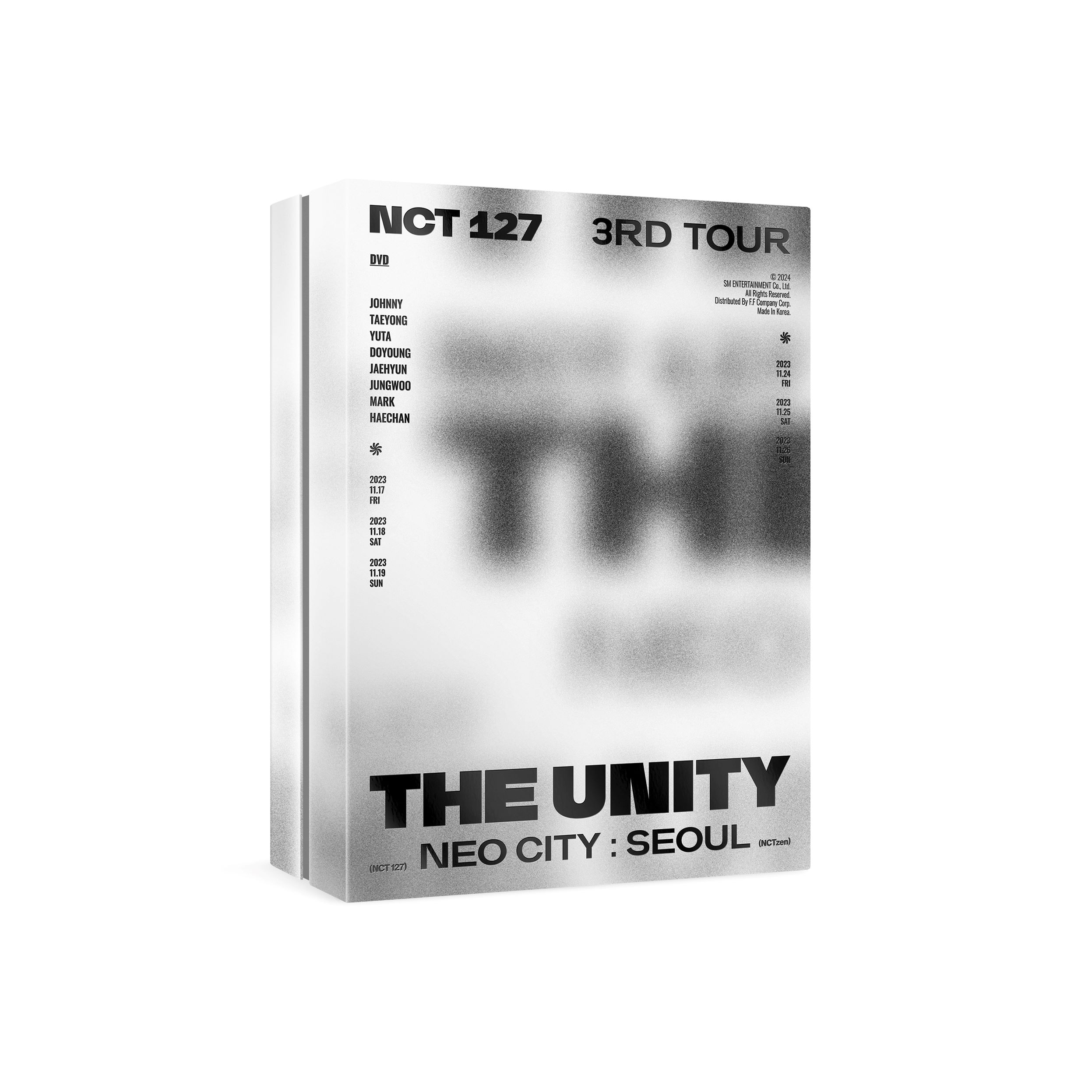 予約販売 [online特典+当店特典] NCT127 3RD TOUR 「NEOCITY:SEOUL - THE UNITY」 DC DVD Blu-Ray photocard posterbook