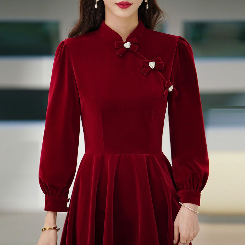 ウェア 2025 婚約ドレス女性スモールホストドレスミッドロングスタイル ウェア 2025 婚約ドレス女性スモールホストドレスミッドロングスタイル