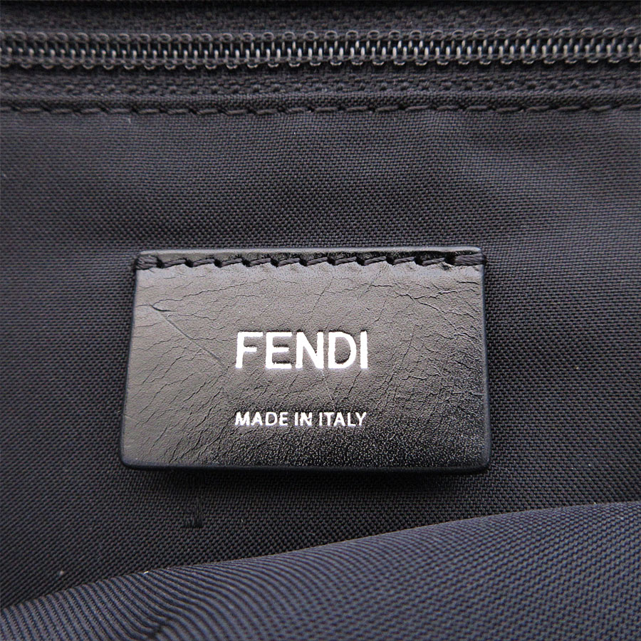 フェンディ FENDI ハンドバッグ ナイロン/レザー ブラック メンズ 7VA367-Y4E s0460a フェンディ FENDI ハンドバッグ ナイロン/レザー ブラック メンズ 7VA367-Y4E s0460a