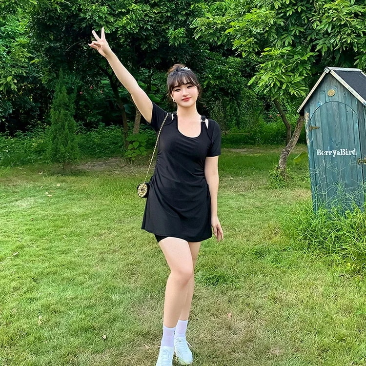 女の子 水着 レディース 大きいサイズ 4L 5L 6L 体型カバー ぽっちゃり ワンピース 背中だし 着痩せ パッド付 ワンピース水着 ビーチ 海デート 温泉 セクシー 大人可愛い ブラック ブ