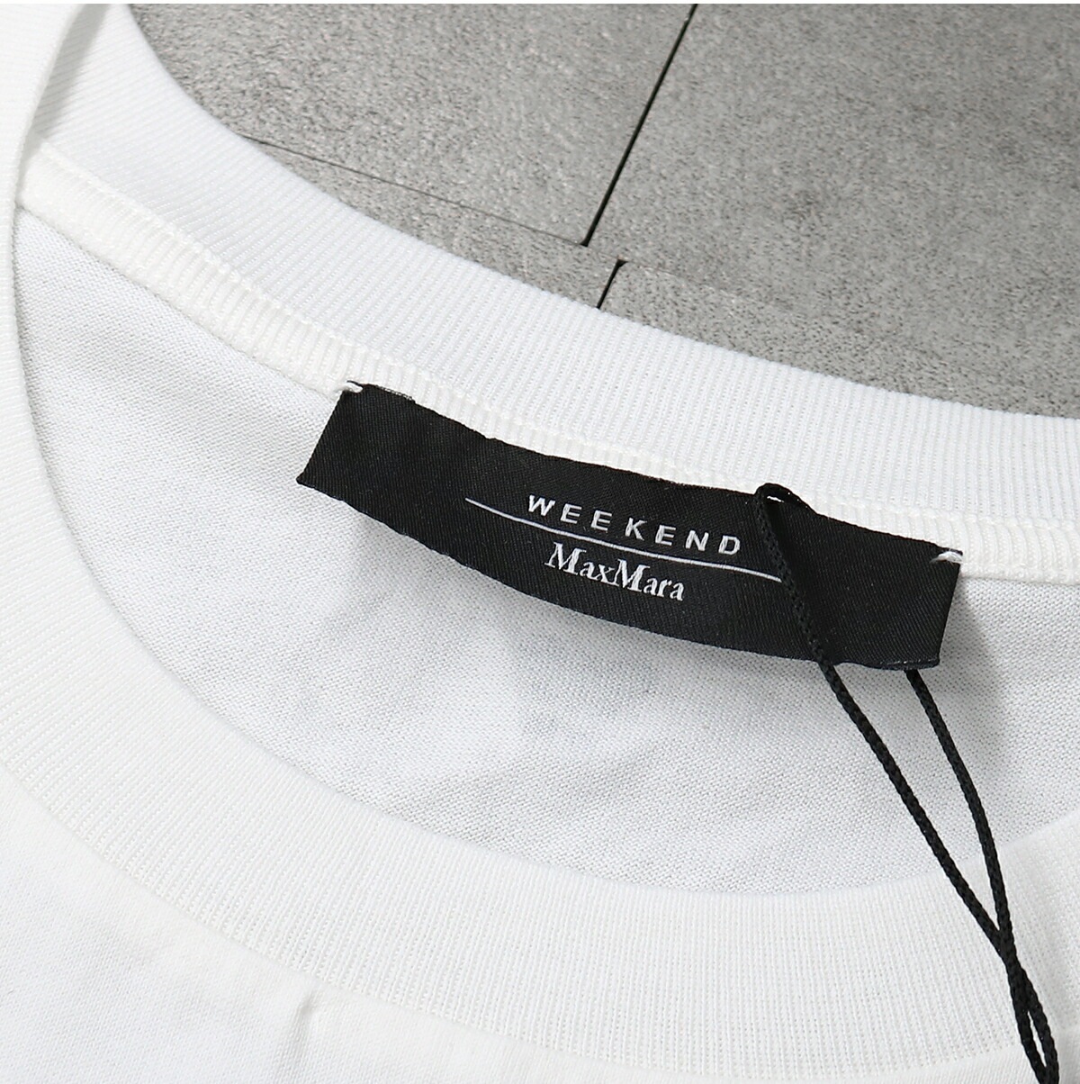 ウィークエンド CABINA カビーナ コットン ジャージー Tシャツ レディース SS TEE クルーネック ロゴ刺繍 半袖 ブランド 白 ウィークエンド CABINA カビーナ コットン ジャージー Tシャツ レディース SS TEE クルーネック ロゴ刺繍 半袖 ブランド 白