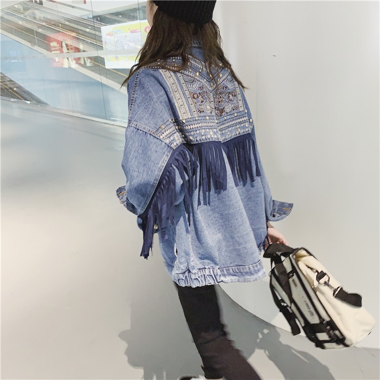 韓国人気デニムジャケットコート ゆったりフィット レディース春秋レトロ百掛け上着 着痩 a-c01 韓国人気デニムジャケットコート ゆったりフィット レディース春秋レトロ百掛け上着 着痩 a-c01