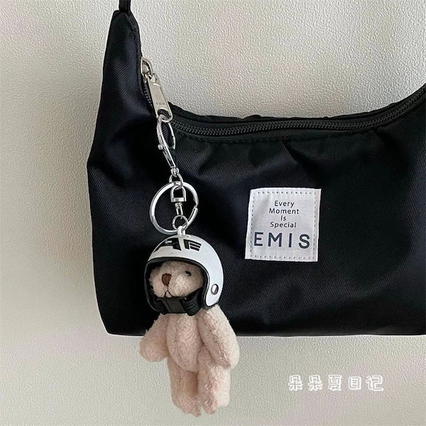 Qoo10] 韓国インバイクヘルメットクマ人形ぬいぐる
