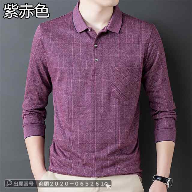 最安挑戦 春新作 新作 送料無料 ポロシャツ メンズ 長袖 トップス 胸ポケット付き 春 秋 ラペル 無地 ゆったり ゴルフウェア スポーツ 吸汗 速乾 男性 紳士 ビジネス シンプル 中高年 40代