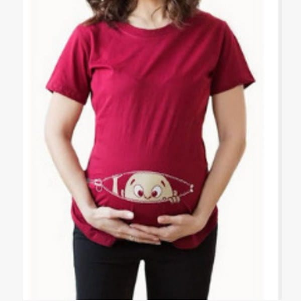 女性の赤ちゃんは、赤ちゃんの女の子を出産プリントTシャツはおかしい妊娠中のTシャツプラスサイズ 女性の赤ちゃんは、赤ちゃんの女の子を出産プリントTシャツはおかしい妊娠中のTシャツプラスサイズ