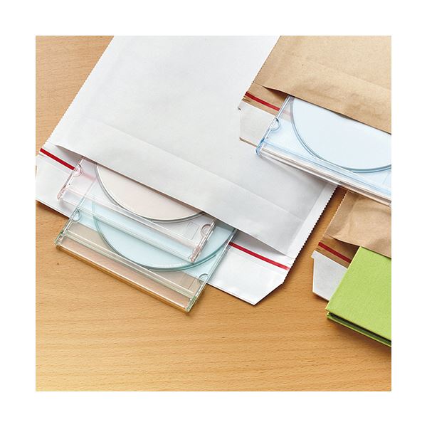 （まとめ）TANOSEE クッション封筒 CD/DVD用 内寸170×270mm 白 1ケース（150枚） (×3セット)