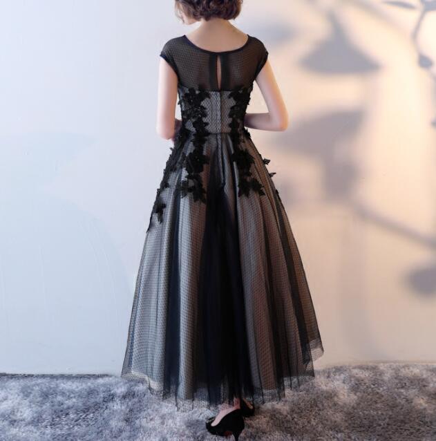 ドレス　結婚式　パーティードレス　発表会　黒　美品　ロングドレス　お呼ばれ　二次会　謝恩会　着痩せ