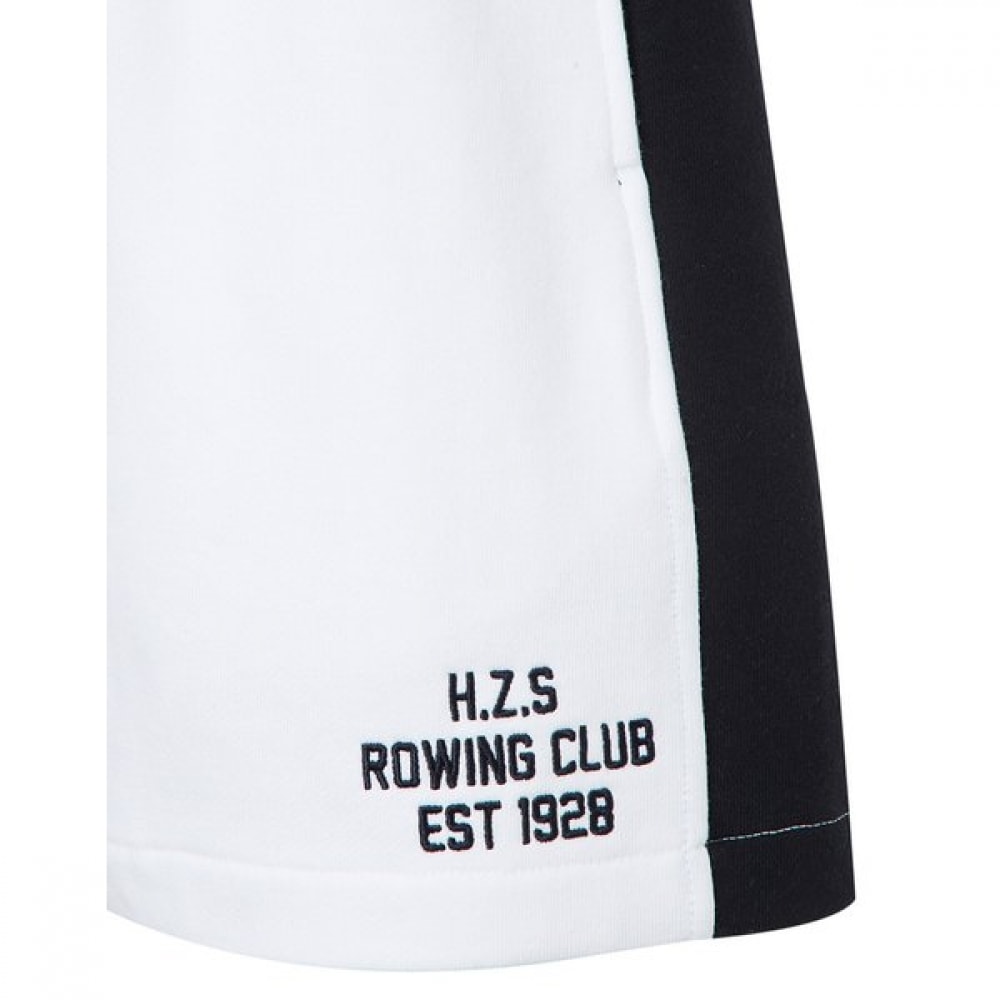 [24SS] [ローイングクラブ] ホワイトサイドカラーハーフスウェットファン HZPA4B053WT