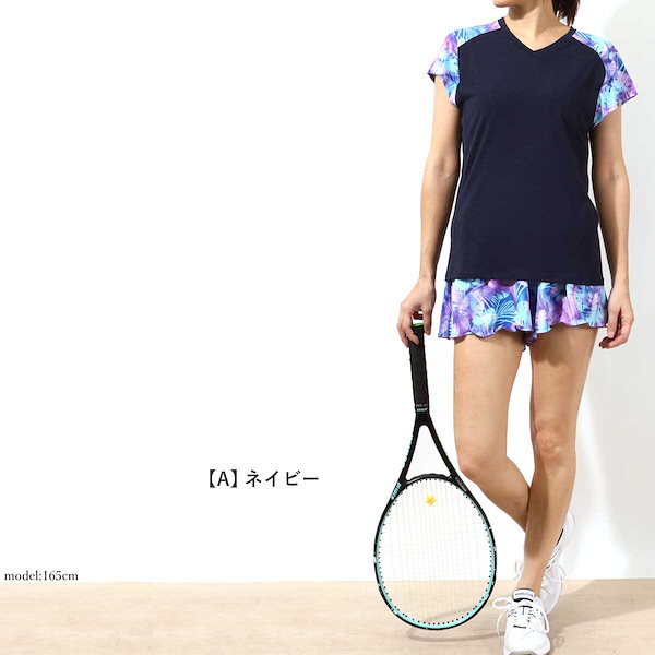 Qoo10] 新柄追加テニスウェア Tシャツ テニス