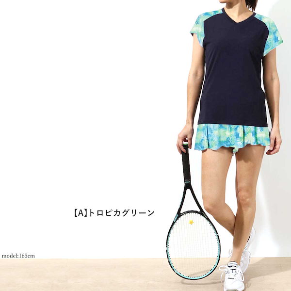 Qoo10] 新柄追加テニスウェア Tシャツ テニス