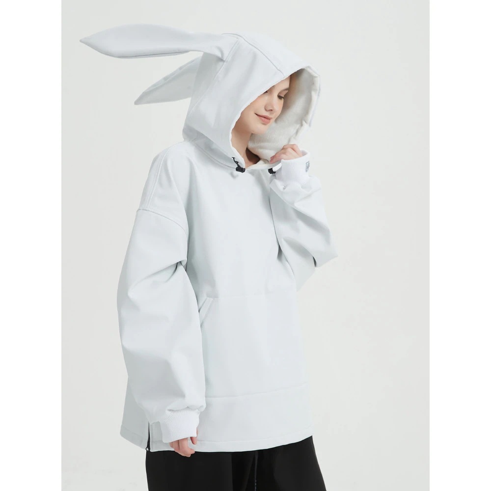 スノーボードウェア ウサギ耳 可愛い 6カラー メンズ レディース トップス トレーナー ジャケット アウター スノボウェア スノーウェア スキーウェア スノボーウェア 韓国風 防風 防水 防雪 防寒