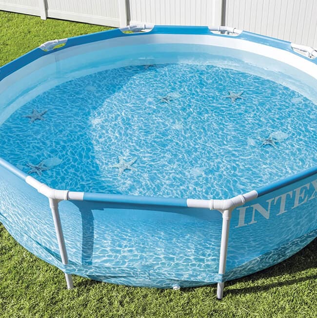 INTEX(インテックス) ビーチサイド メタルフレーム プール 10ft×30in 305×76cm 28206-ブルー(22y3m)_3