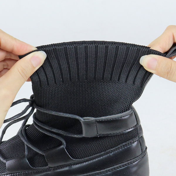 Qoo10] ラブハンター 【返品交換不可】ニットブーツ レディース