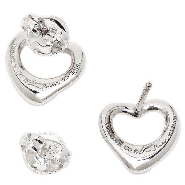 Tiffany&Co. 12270062 ELSA PERETTII ティファニー エルサペレッティ オープン ハート スタッド ピアス STERLING SILVER スターリングシルバー Tiffany&Co. 12270062 ELSA PERETTII ティファニー エルサペレッティ オープン ハート スタッド ピアス STERLING SILVER スターリングシルバー