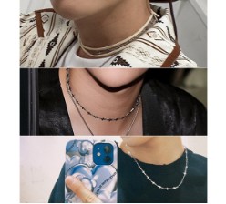 [オンアンドオープニング/ジャストビーガンウ着用] [韓国の人気芸能人着用] ラビナネックレス 韓国男子アイドルファッションジュエリ セレブが愛するカスタムジュエリー SNSで人気