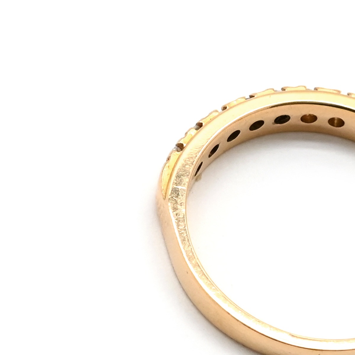 リング 指輪 ダイヤリング K18 ダイヤモンド ゴールド 11号【中古】 リング 指輪 ダイヤリング K18 ダイヤモンド ゴールド 11号【中古】