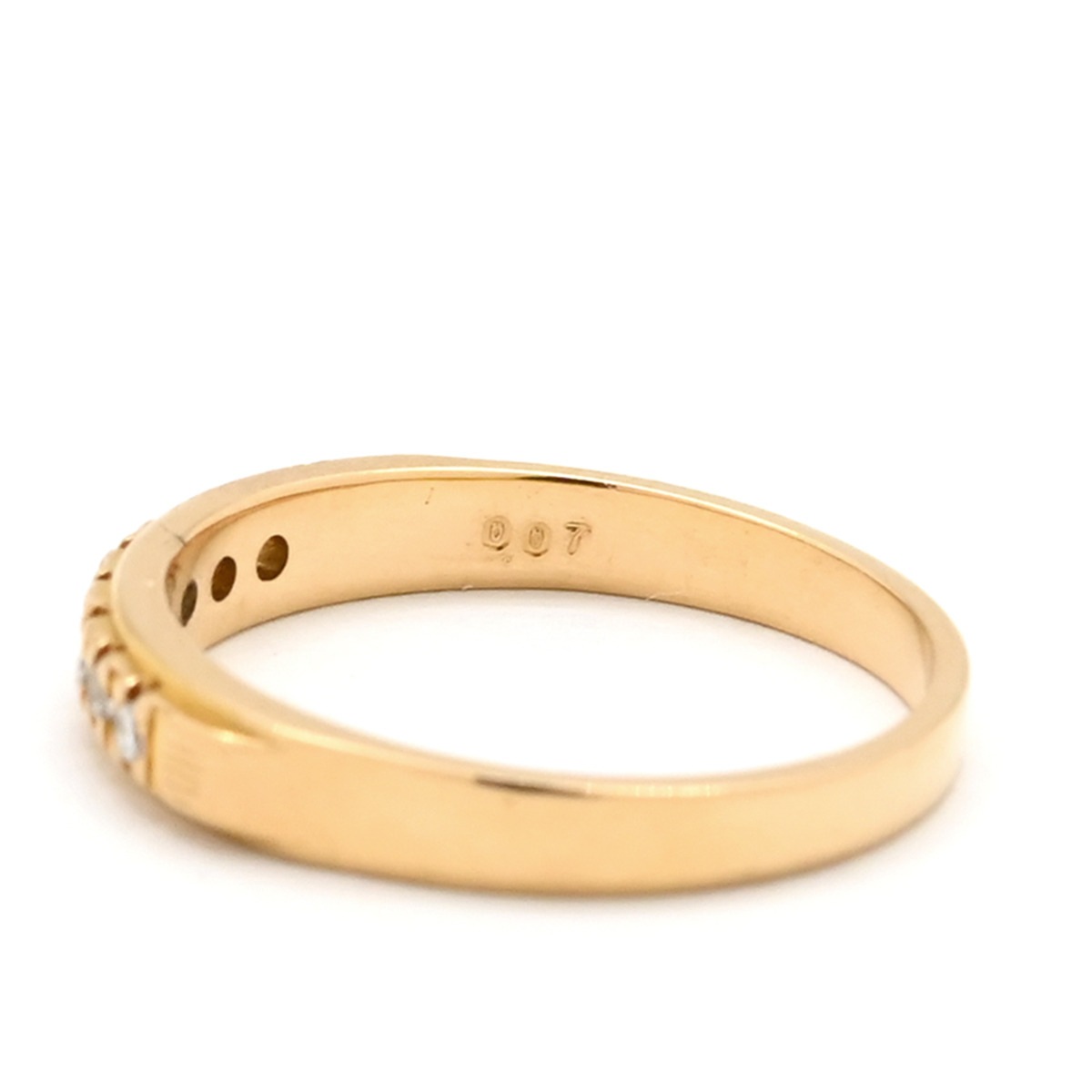 リング 指輪 ダイヤリング K18 ダイヤモンド ゴールド 11号【中古】 リング 指輪 ダイヤリング K18 ダイヤモンド ゴールド 11号【中古】