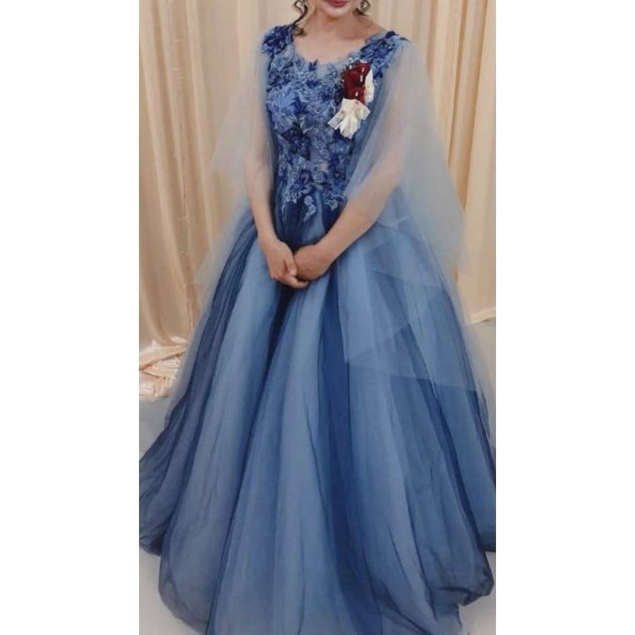 カラードレス 安い ピアノ 発表会 ドレス 結婚式 ウエディングドレス 花嫁 プリンセスライン ロン