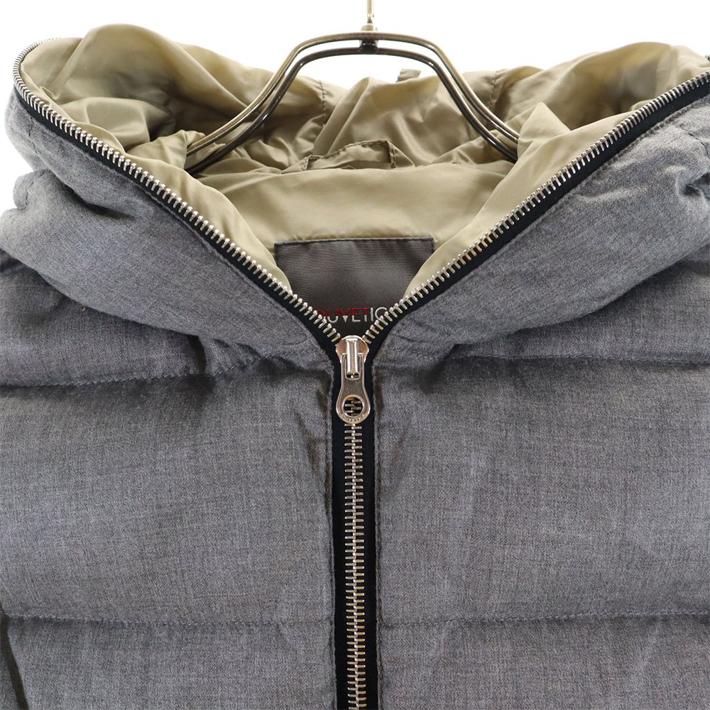 ダウンベスト 40 グレー フード レディース ダウンベスト 40 グレー フード レディース