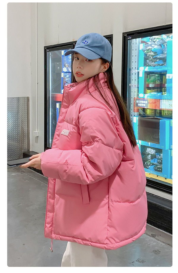 Qoo10] 中綿 韓国風フェイクダウンジャケットボリ