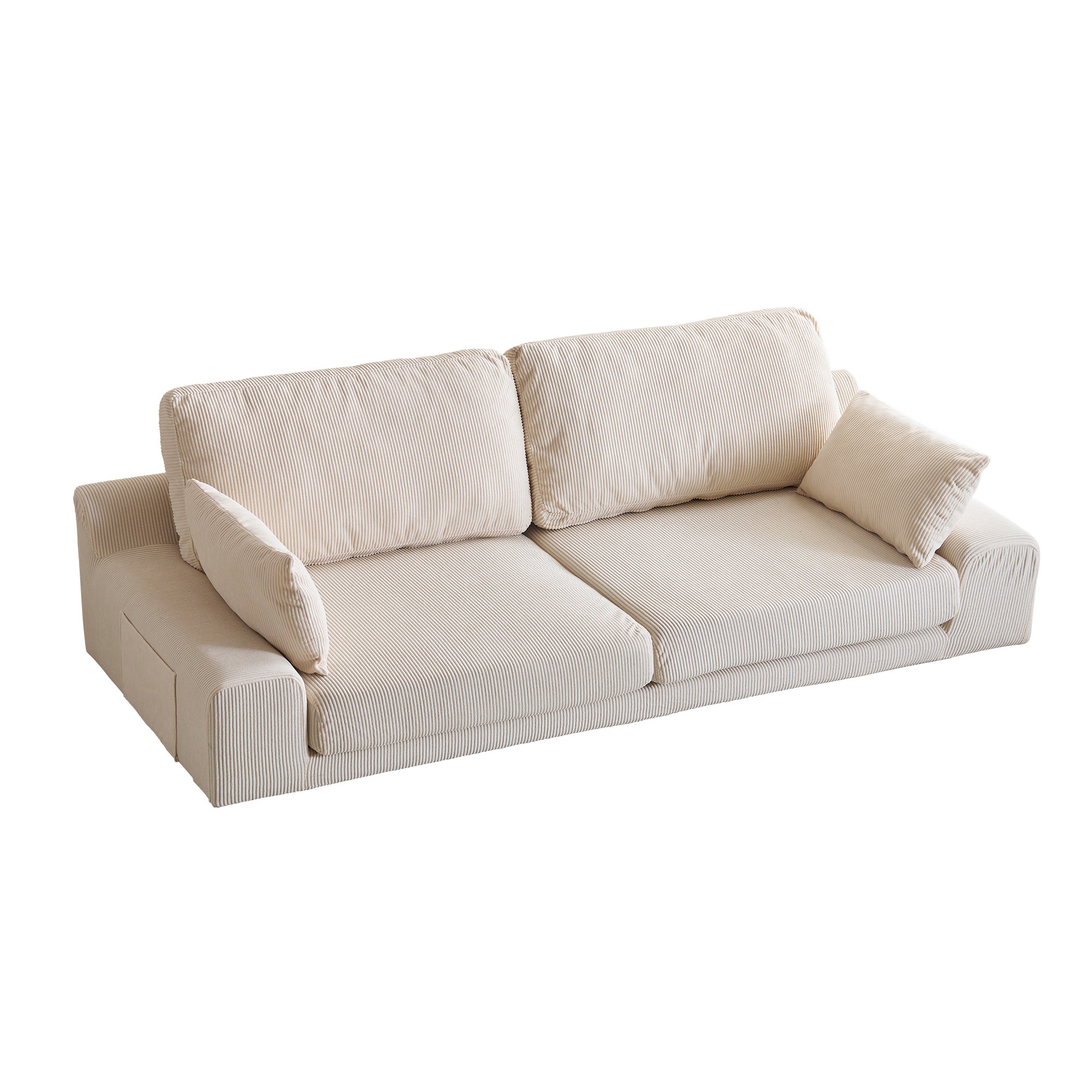 国内出荷 - 3日配達】2人掛けソファベッド フロアソファ コンパクト 幅