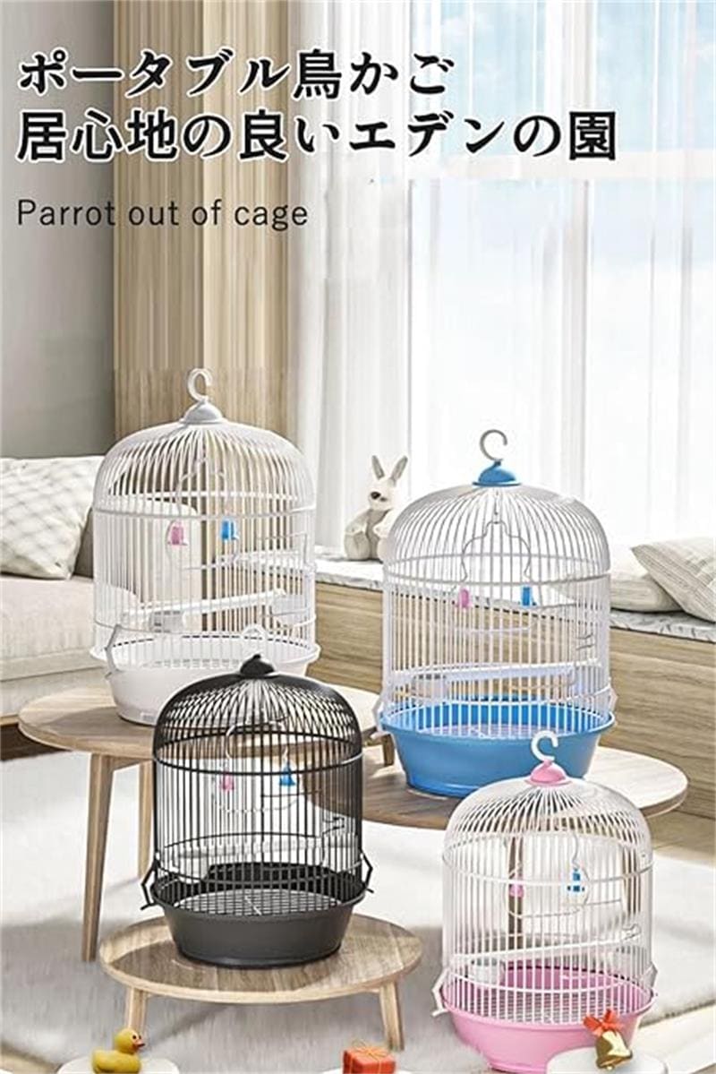 Qoo10] オカメインコ ケージ 丸型 鳥小屋 鸚哥