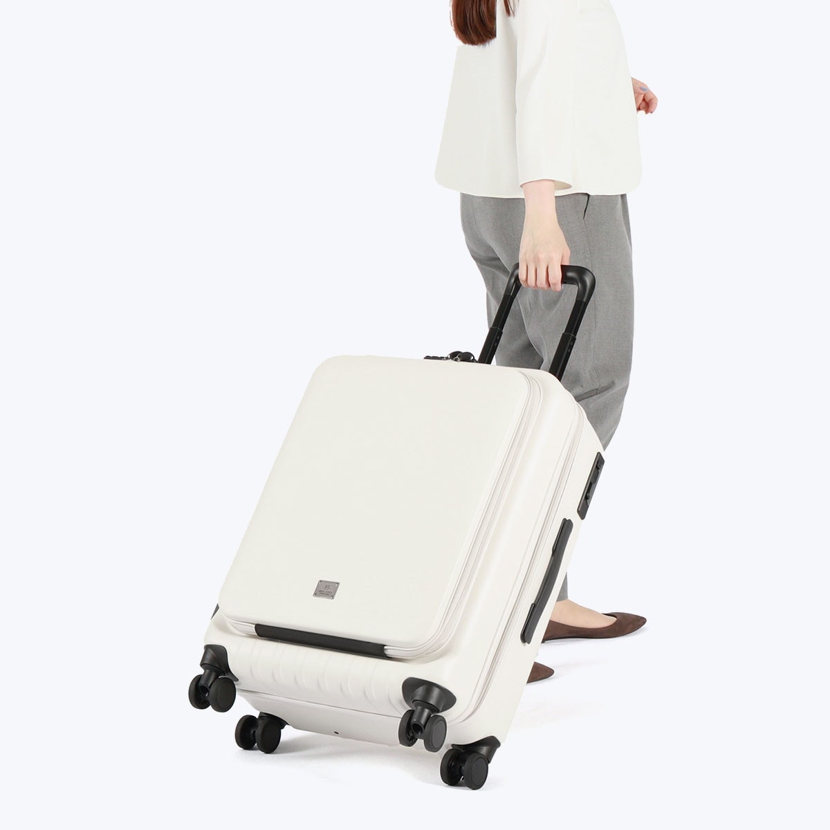 スーツケース フロントオープン UTILITY キャリーケース 前開き ストッパー Mサイズ TSロック キャスターロック PC収納 フロントポケット 旅行 50L メンズ レディース MLS721 スーツケース フロントオープン UTILITY キャリーケース 前開き ストッパー Mサイズ TSロック キャスターロック PC収納 フロントポケット 旅行 50L メンズ レディース MLS721