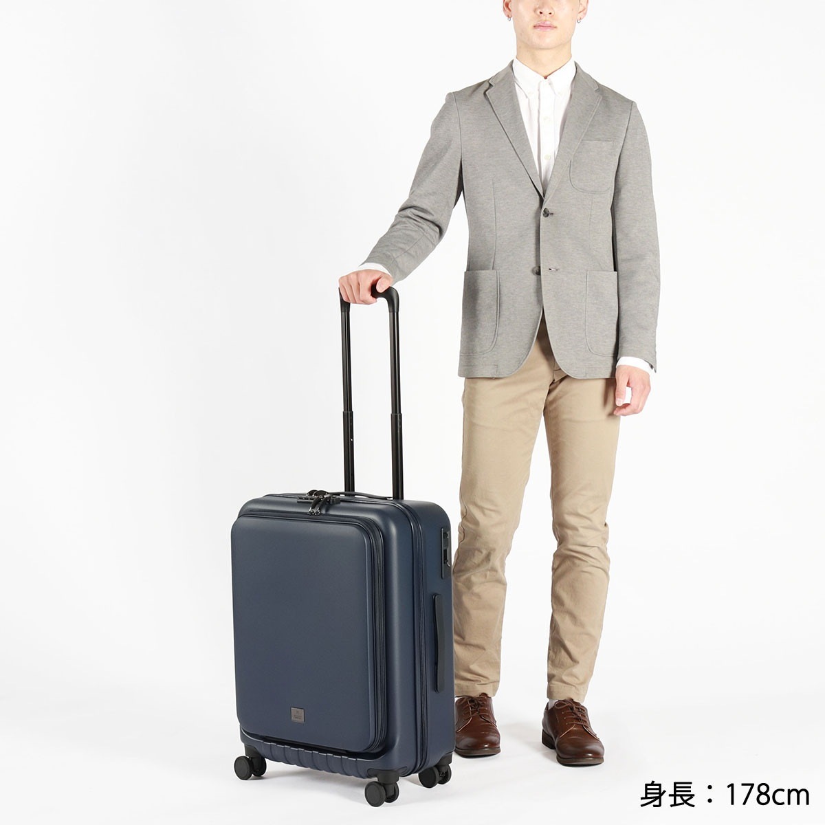スーツケース フロントオープン UTILITY キャリーケース 前開き ストッパー Mサイズ TSロック キャスターロック PC収納 フロントポケット 旅行 50L メンズ レディース MLS721 スーツケース フロントオープン UTILITY キャリーケース 前開き ストッパー Mサイズ TSロック キャスターロック PC収納 フロントポケット 旅行 50L メンズ レディース MLS721