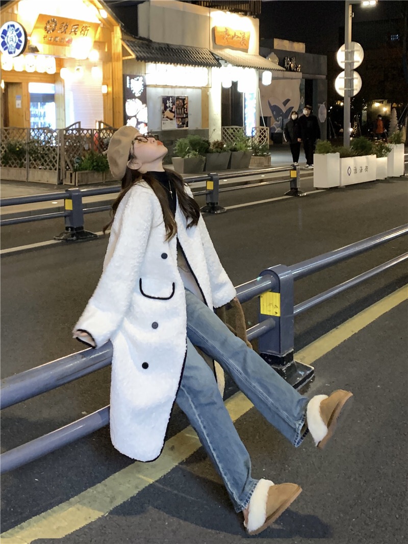 ボアコート ムートン コート ダブル ロングコート レディースアウター ジャケット コート. アウター もこもこ 可愛い ボアフリース ガウンコート 2カラー C330 ボアコート ムートン コート ダブル ロングコート レディースアウター ジャケット コート. アウター もこもこ 可愛い ボアフリース ガウンコート 2カラー C330