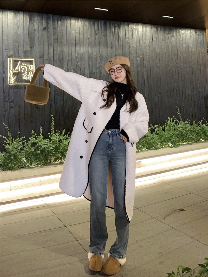 ボアコート ムートン コート ダブル ロングコート レディースアウター ジャケット コート. アウター もこもこ 可愛い ボアフリース ガウンコート 2カラー C330 ボアコート ムートン コート ダブル ロングコート レディースアウター ジャケット コート. アウター もこもこ 可愛い ボアフリース ガウンコート 2カラー C330