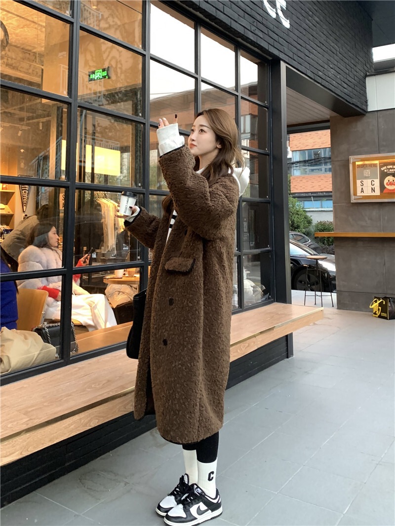 ボアコート ムートン コート ダブル ロングコート レディースアウター ジャケット コート. アウター もこもこ 可愛い ボアフリース ガウンコート 2カラー C330 ボアコート ムートン コート ダブル ロングコート レディースアウター ジャケット コート. アウター もこもこ 可愛い ボアフリース ガウンコート 2カラー C330