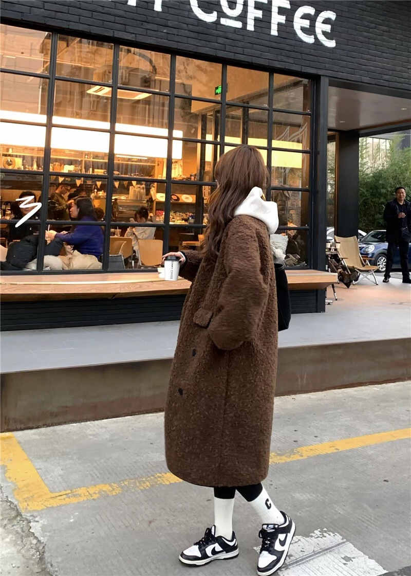 ボアコート ムートン コート ダブル ロングコート レディースアウター ジャケット コート. アウター もこもこ 可愛い ボアフリース ガウンコート 2カラー C330 ボアコート ムートン コート ダブル ロングコート レディースアウター ジャケット コート. アウター もこもこ 可愛い ボアフリース ガウンコート 2カラー C330