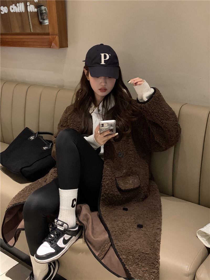 ボアコート ムートン コート ダブル ロングコート レディースアウター ジャケット コート. アウター もこもこ 可愛い ボアフリース ガウンコート 2カラー C330 ボアコート ムートン コート ダブル ロングコート レディースアウター ジャケット コート. アウター もこもこ 可愛い ボアフリース ガウンコート 2カラー C330