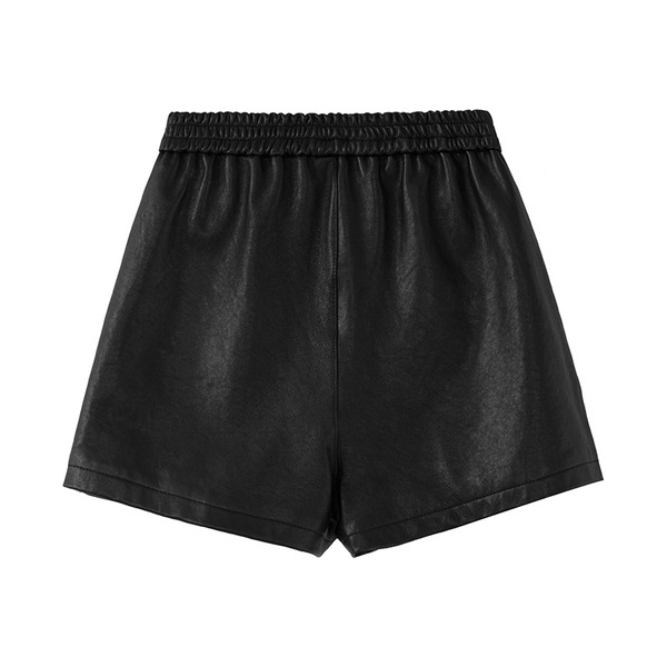 重工業 北緯 39 度ラムスキンオートバイレザージャケット女性の本革ジャケット/ショートパンツ
