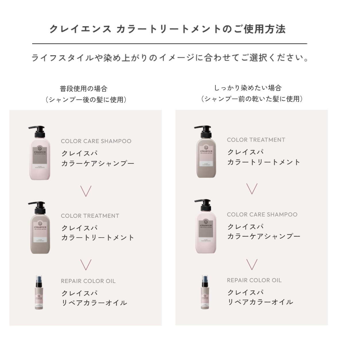 Qoo10] clayence シャンプー カラートリートメントセット(