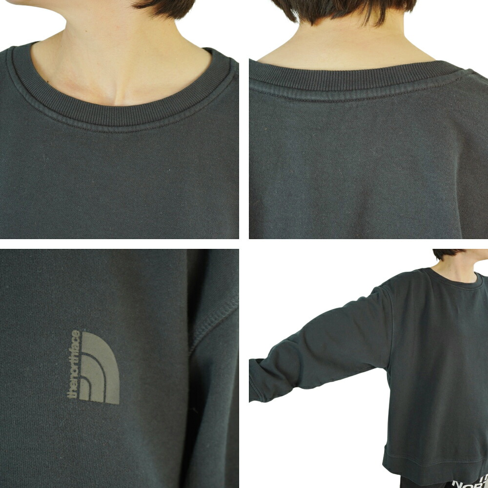 ノースフェイスTHE NORTH FACEレディース トレーナーW GRMT DYE CREWウィメンズ ガーメント ダイ クルーTNF BLACK(ブ