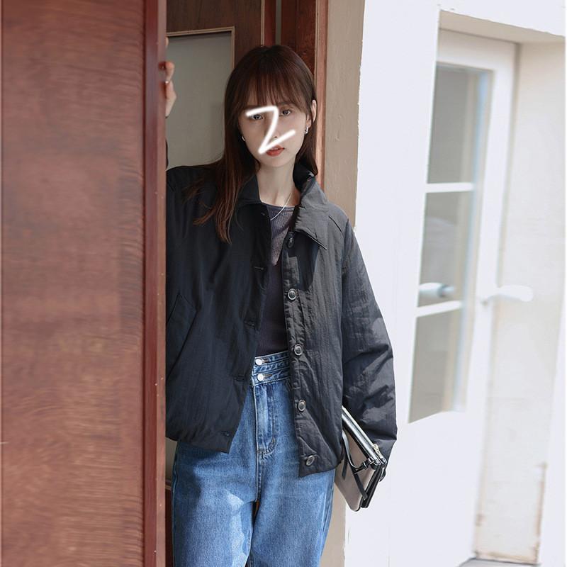 目玉商品 超人気 中綿ジャケット レディース 中綿コート ダウンコート 開襟 アウター 無地 カジュアル ホワイト ブラック 結婚式 プレゼント シンプル