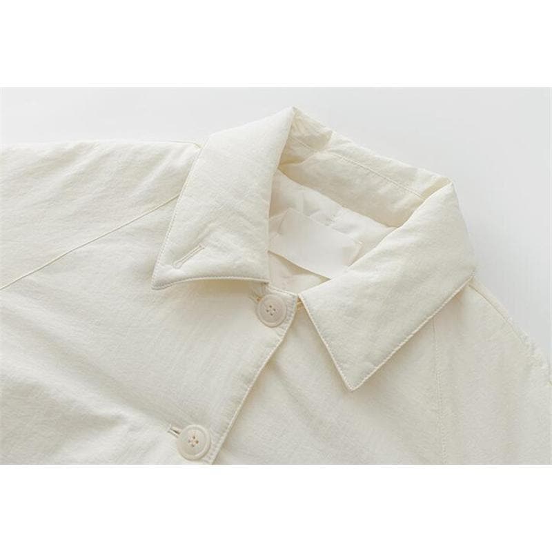 目玉商品 超人気 中綿ジャケット レディース 中綿コート ダウンコート 開襟 アウター 無地 カジュアル ホワイト ブラック 結婚式 プレゼント シンプル