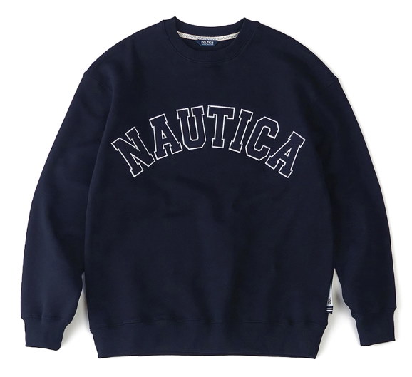 節約 BTSジョングク着用】NAUTICA アーチロゴスウェット