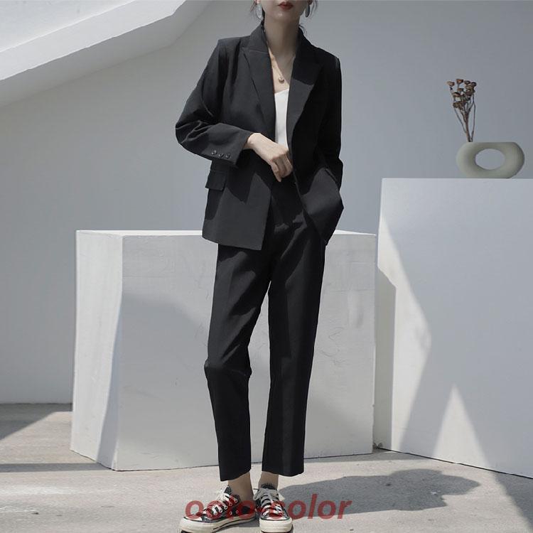 母の日卒業式 スーツ 女の子 パンツスーツ レディース 韓国 制服 おしゃれ 母 セットアップ 20代 卒業式 ママ フォーマルスーツ ジャケット セミフォーマル ブレザー O