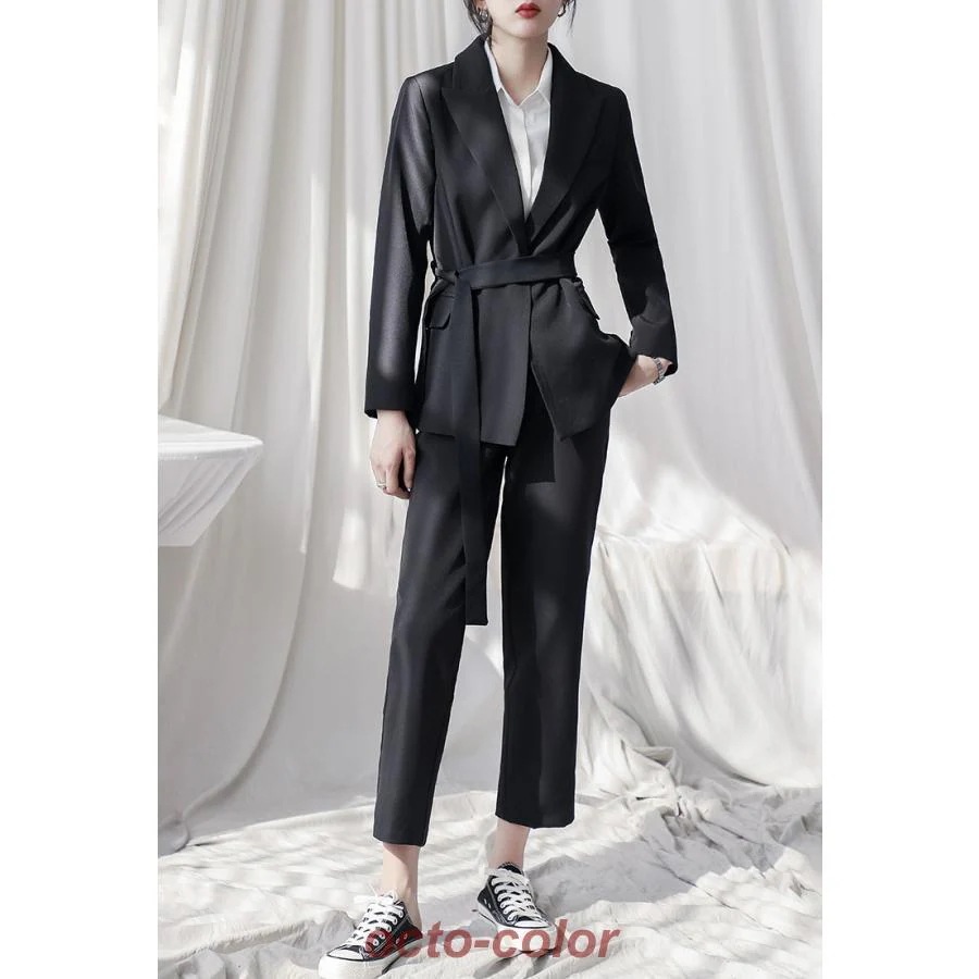 母の日卒業式 スーツ 女の子 パンツスーツ レディース 韓国 制服 おしゃれ 母 セットアップ 20代 卒業式 ママ フォーマルスーツ ジャケット セミフォーマル ブレザー O