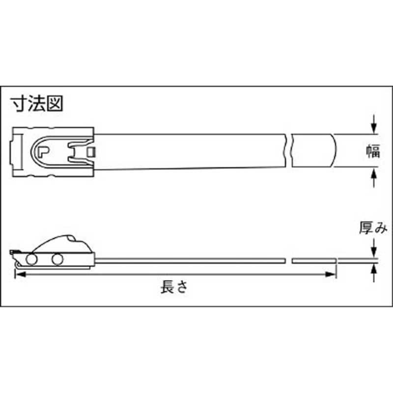 パンドウイット　MLTタイプ ステンレススチールバンド SUS316　MLT4HLP316 (1袋50本)