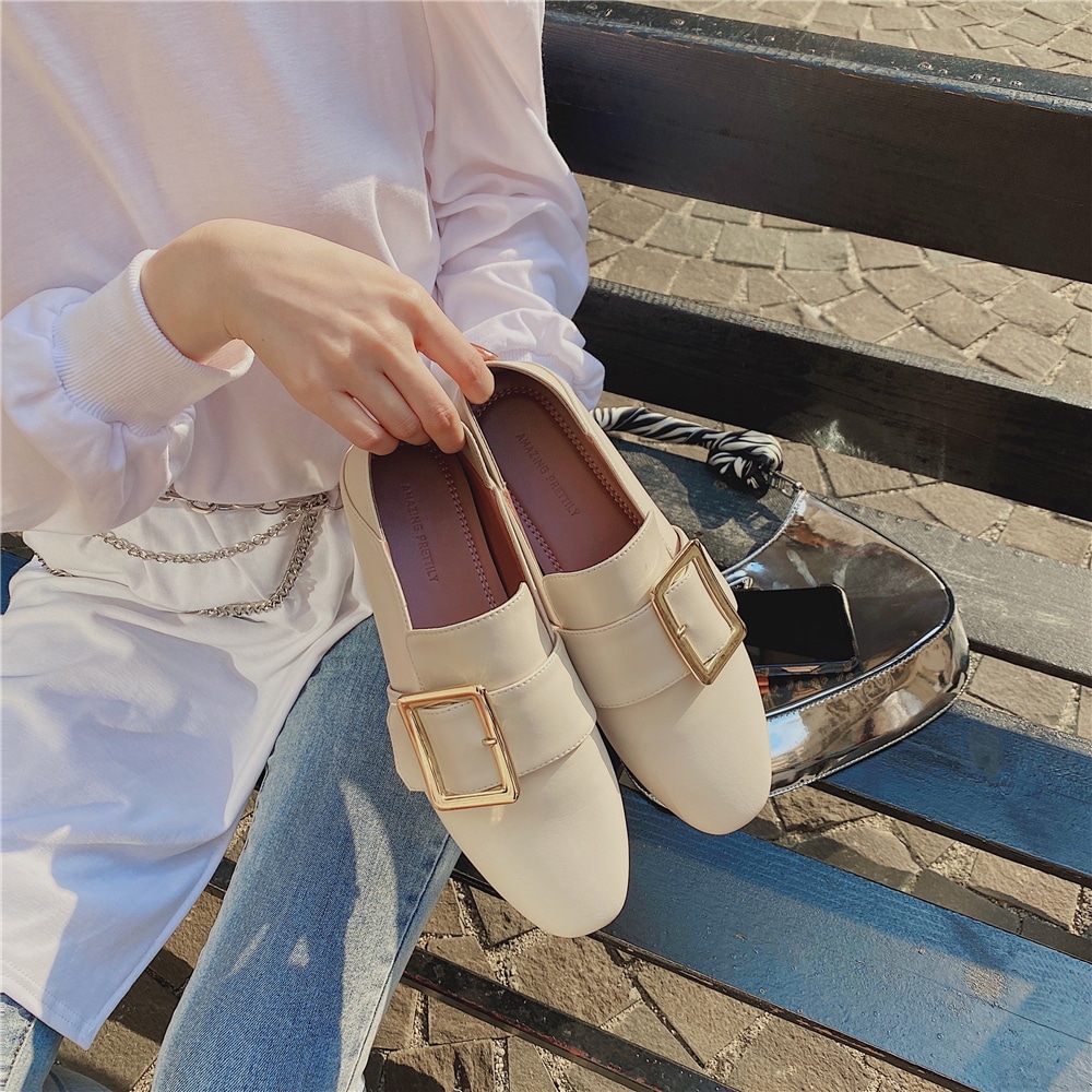 パンプス スリッポン ポインテッドトゥパンプス フラットシューズ ローファー ローヒール 大人可愛い きれいめ シンプル カジュアル 大人 上品 おしゃれ こなれ感 ラフ エレガント モダン